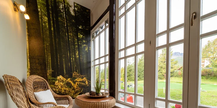 Adult friendly pobyt v hoteli dýchajúcom históriou s výhľadom na Gerlachovský štít