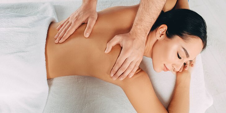 30 alebo 45 min. masáž podľa vášho výberu: zdravotná alebo relaxačná
