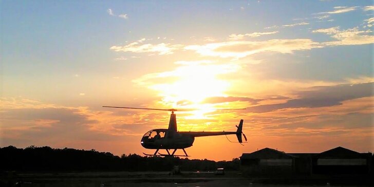 Vyhliadkový let americkým vrtuľníkom ROBINSON R44 pre 3 pasažierov