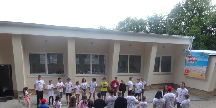 Letný tábor v rekreačnom zariadení Tesáre Nové Mlyny