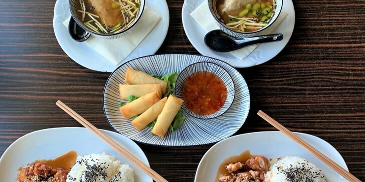Letné degustačné menu teplých japonských jedál pre 2 osoby