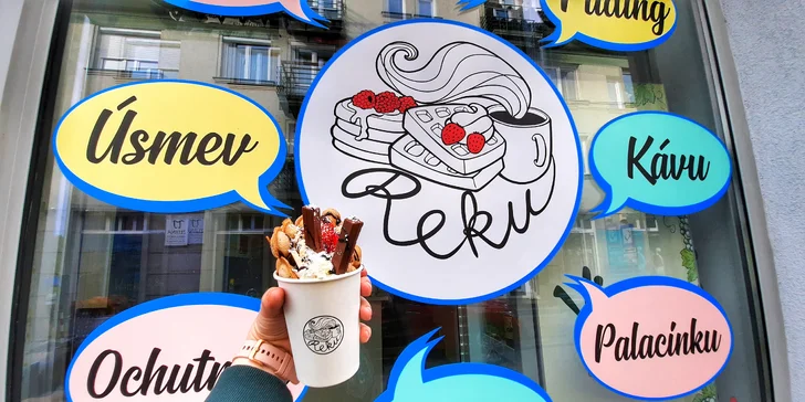 Vyskladajte si bubble waffle, waffle alebo slané či sladké palacinky