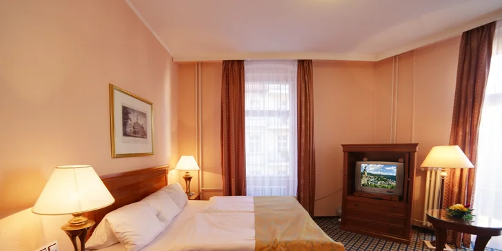 Nezabudnuteľný pobyt v Karlových Varoch: kúpeľný hotel s plnou penziou a procedúrami