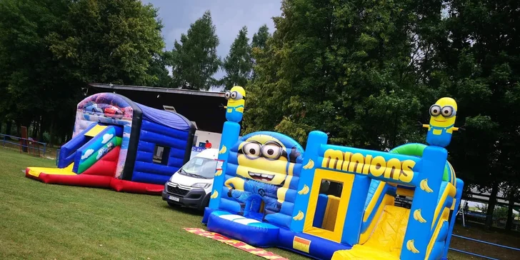 Celodenný prenájom zábavných atrakcií na detské oslavy či teambuildingy - 1+1 grátis!