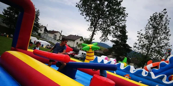 Celodenný prenájom zábavných atrakcií na detské oslavy či teambuildingy - 1+1 grátis!