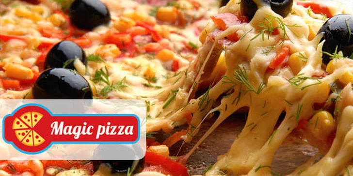 2x Magic pizza s donáškou