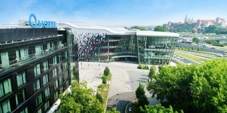 Moderné ubytovanie v centre Krakova s raňajkami či polpenziou a výhľadom na hrad Wawel