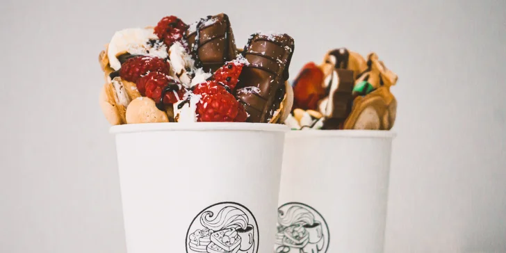 Vyskladajte si bubble waffle, waffle alebo slané či sladké palacinky