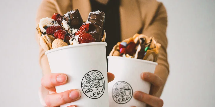Vyskladajte si bubble waffle, waffle alebo slané či sladké palacinky