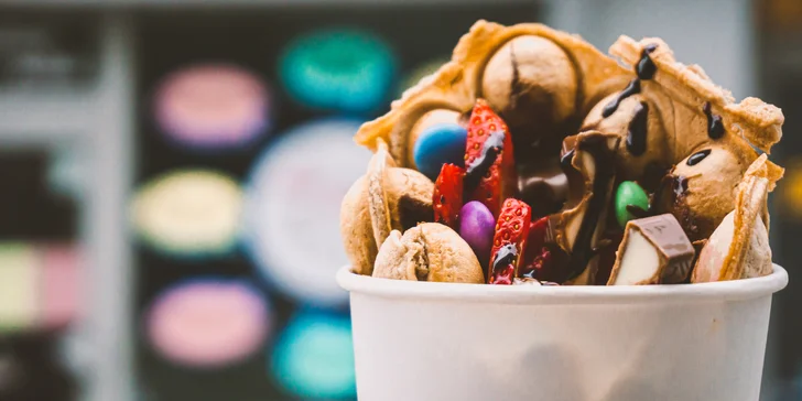 Vyskladajte si bubble waffle, waffle alebo slané či sladké palacinky