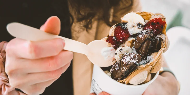 Vyskladajte si bubble waffle, waffle alebo slané či sladké palacinky