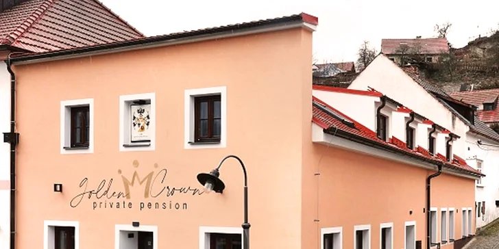 Krásy Českého Krumlova: zrekonštruovaný penzión pri rieke a raňajky