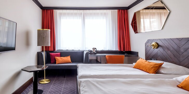 4* hotel pri Pražskom hrade: pobyt pre pár i rodinu, raňajky a možnosť wellness