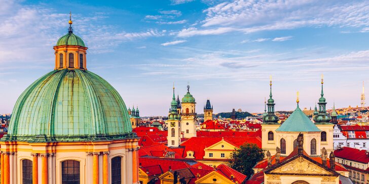 Romantický pobyt v srdci Prahy: elegantný apartmán s raňajkami a večerou