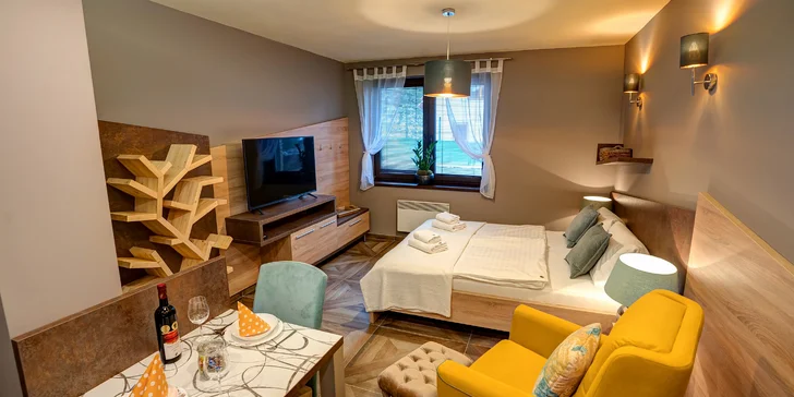 Pobyt v Jasnej - moderné, kompletne zariadené apartmány vhodné pre páry aj väčšie rodiny