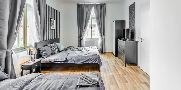 Apartmány pri Vltave až pre 7 osôb: pobyt s raňajkami alebo polpenziou