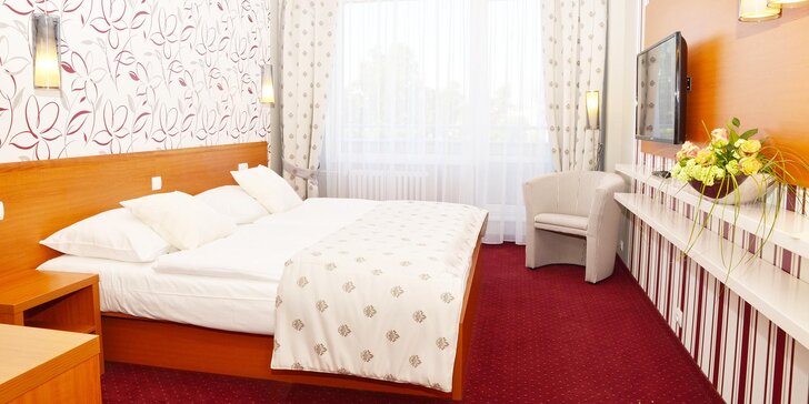 4* hotel v Brne: raňajky, večera a strešné wellness
