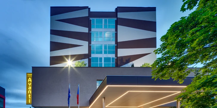 4* hotel v Brne: raňajky, večera a strešné wellness
