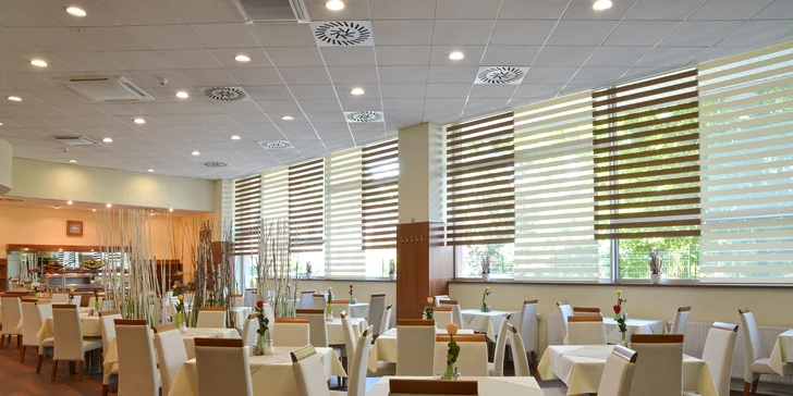 4* hotel v Brne: raňajky, večera a strešné wellness