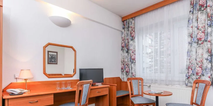 3* hotel Astra v pokojnej časti Prahy: pobyt s raňajkami