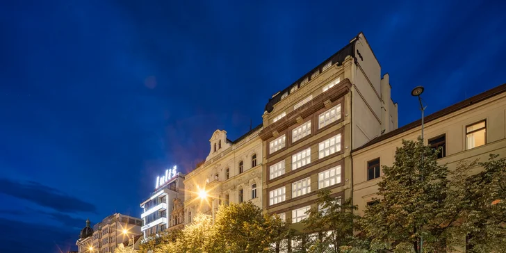 Pytloun Boutique Hotel Prague na Václavskom námestí s raňajkami a tapas