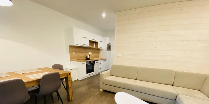 Pobyt v apartmánovom dome Večernica na južnej strane Chopku pre 4 - 6 osôb