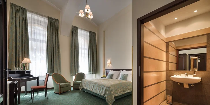 4* hotel v centre Prahy: variant so vstupom do wellness i vstupenkami na zaujímavé miesta