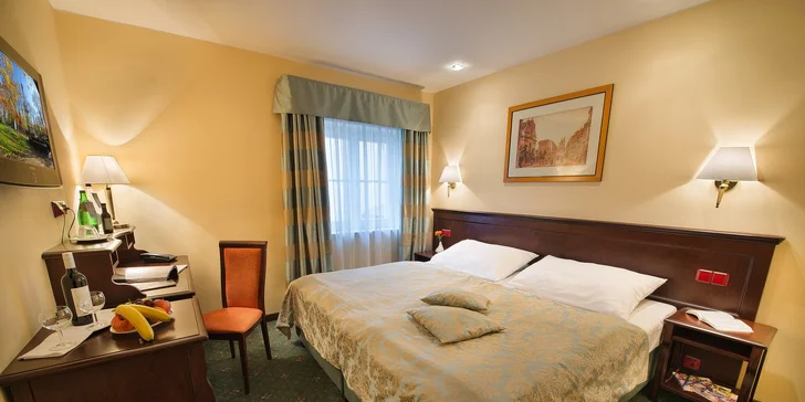 4* hotel v centre Prahy: variant so vstupom do wellness i vstupenkami na zaujímavé miesta