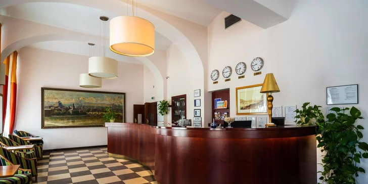 4* hotel v centre Prahy: variant so vstupom do wellness i vstupenkami na zaujímavé miesta