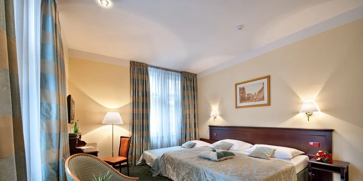 4* hotel v centre Prahy: variant so vstupom do wellness i vstupenkami na zaujímavé miesta