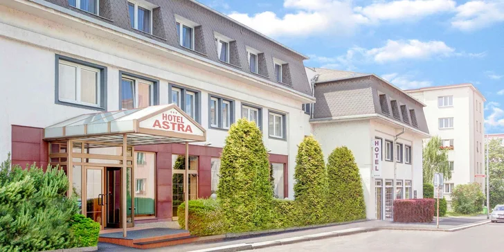 3* hotel Astra v pokojnej časti Prahy: pobyt s raňajkami