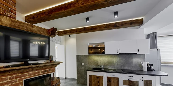 Pobyt v industriálnom apartmánovom hoteli s nádychom tradície priamo v centre mesta Zakopané