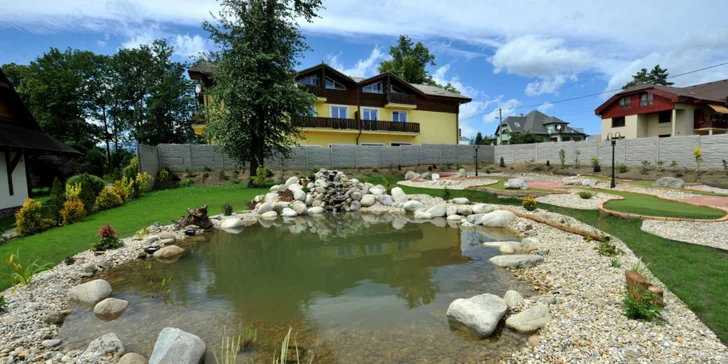 Zábava pri ADVENTURE GOLFE vo Vysokých Tatrách