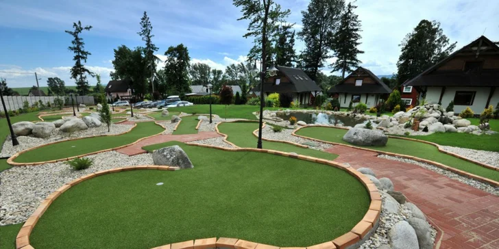 Zábava pri ADVENTURE GOLFE vo Vysokých Tatrách