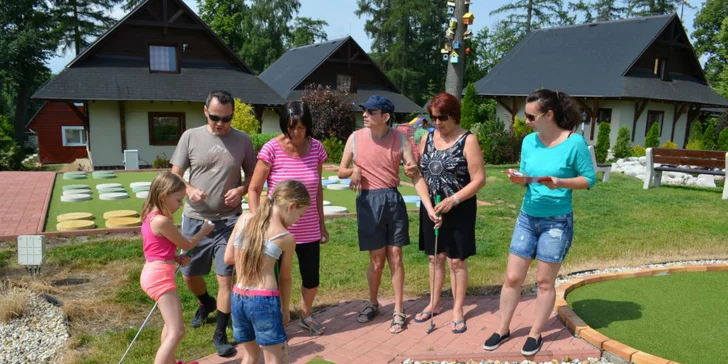 Zábava pri ADVENTURE GOLFE vo Vysokých Tatrách