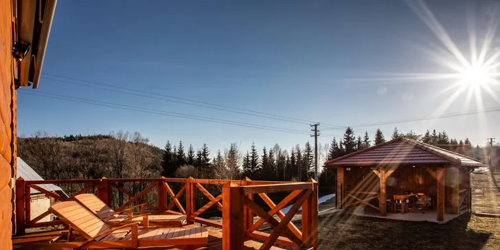Luxusné ubytovanie až pre 10 osôb v horskej chate Wellness Chalet Harmonia