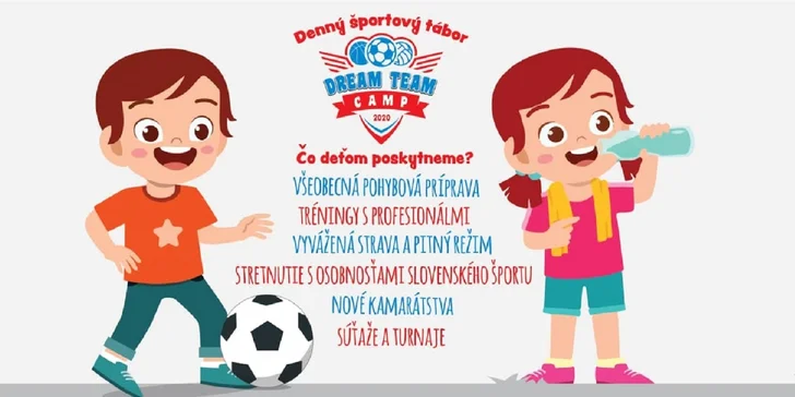 Denný športový tábor DREAM TEAM CAMP 2020