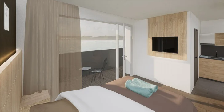 Pobyt v útulnom a modernom ADULT FRIENDLY komplexe Residence ŠÍRAVA*** apartmánový dom len 950 m od Thermalparku Šírava