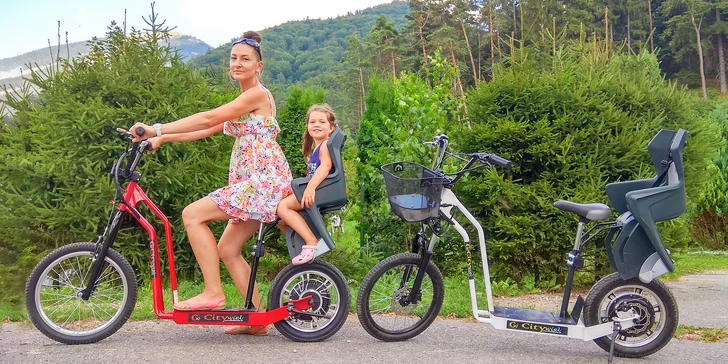 Gaderskou dolinou pohodlne na kolesách elektrokolobežky či elektromotocykla