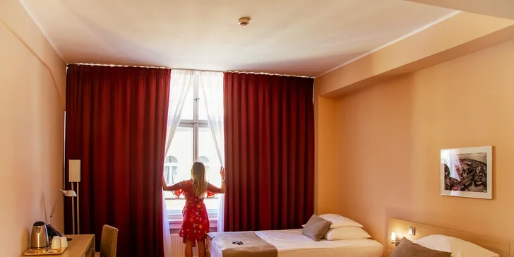 4* romantický pobyt v centre Prahy: raňajky, degustačné menu alebo privátny wellness