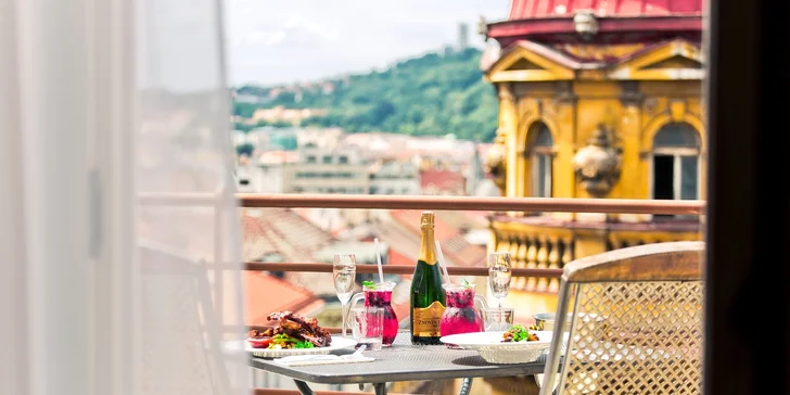 4* romantický pobyt v centre Prahy: raňajky, degustačné menu alebo privátny wellness