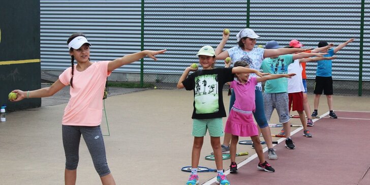Leto plné zábavy a športu: detské tenisové tréningy 3+1 ZADARMO!