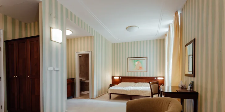 Hotel Sandor Pavillon**** v centre kúpeľného mestečka Piešťany: wellness pobyt s polpenziou
