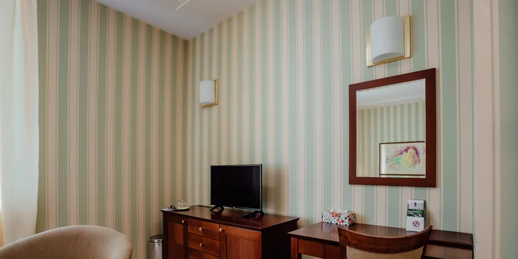 Hotel Sandor Pavillon**** v centre kúpeľného mestečka Piešťany: wellness pobyt s polpenziou