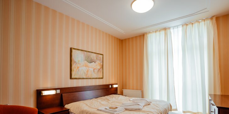 Hotel v centre kúpeľného mestečka Piešťany - wellness pobyt s polpenziou