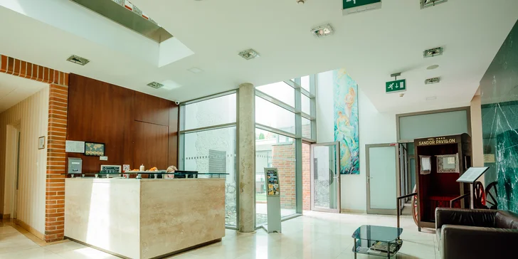 Hotel Sandor Pavillon**** v centre kúpeľného mestečka Piešťany: wellness pobyt s polpenziou