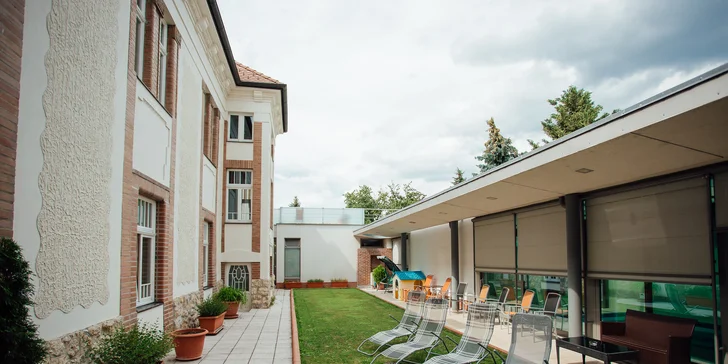 Hotel Sandor Pavillon**** v centre kúpeľného mestečka Piešťany: wellness pobyt s polpenziou