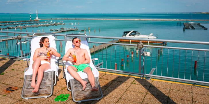 Wellness pobyt so stravou pri Balatone - privátna hotelová pláž a komfortné ubytovanie