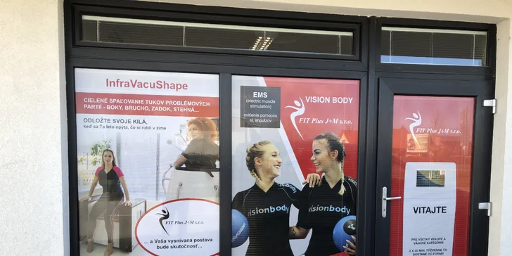 Permanentka alebo 1 vstup na EMS VISIONBODY bezkáblový tréning s certifikovanou trénerkou