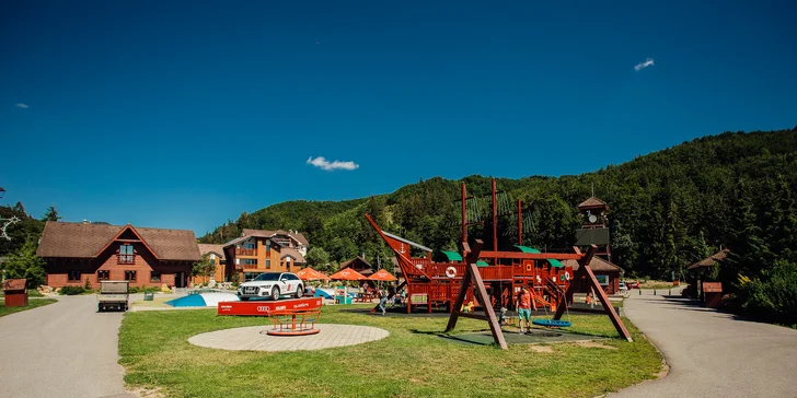 Pobyt v nových Apartmánoch GOLF & SKI – rodinný dovolenkový raj vo Valčianskej doline s atrakciami pre deti